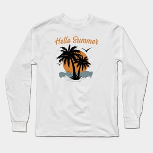 Summer Design, Summer Clothing, Summer vibe, Summer Sale Long Sleeve T-Shirt